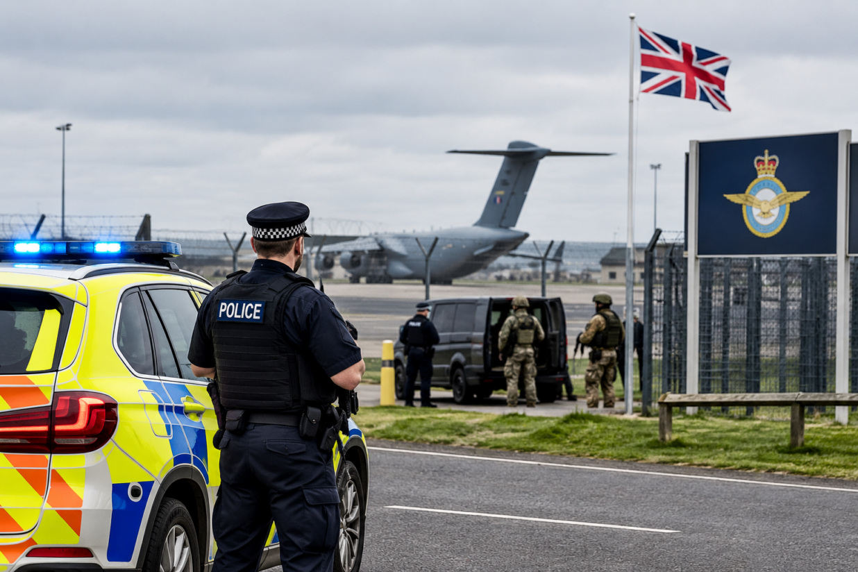 RAF Fairford Suspected Plot: Police Find No Explosives, Petrol Recovered