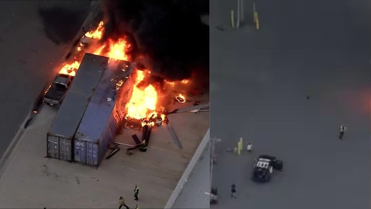 Los Angeles Helicopter Crash During Coverage of Deadly SUV-Bus Collision