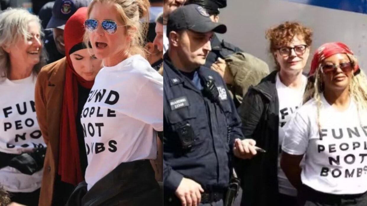 Susan Sarandon and Hannah Einbinder Detained at NYC Protest Over Gaza War