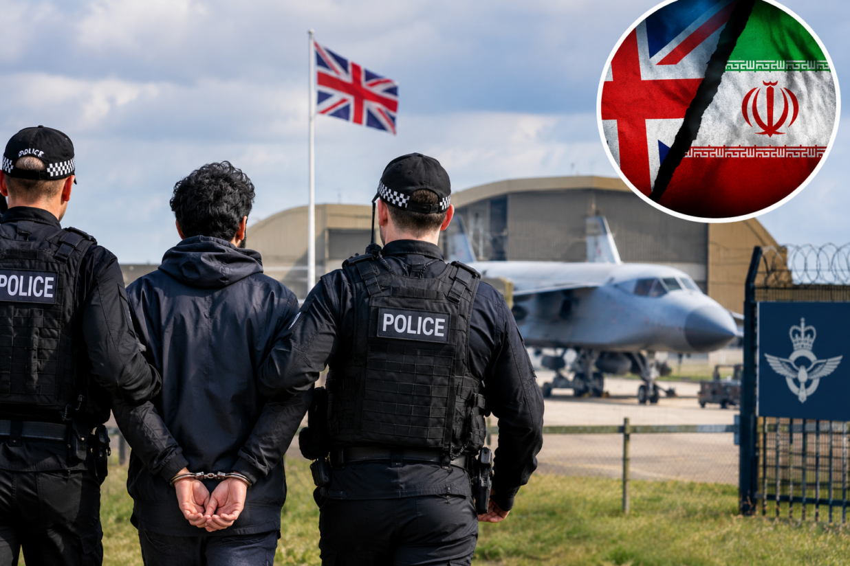 RAF Fairford Terror Probe: British-Iranian Man Arrested in UK Investigation
