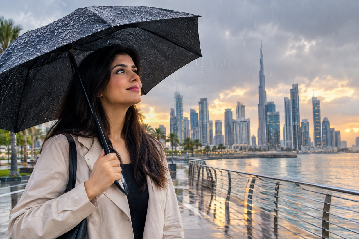 UAE October Weather: Rainfall Expected Above Average as Temperatures Remain High