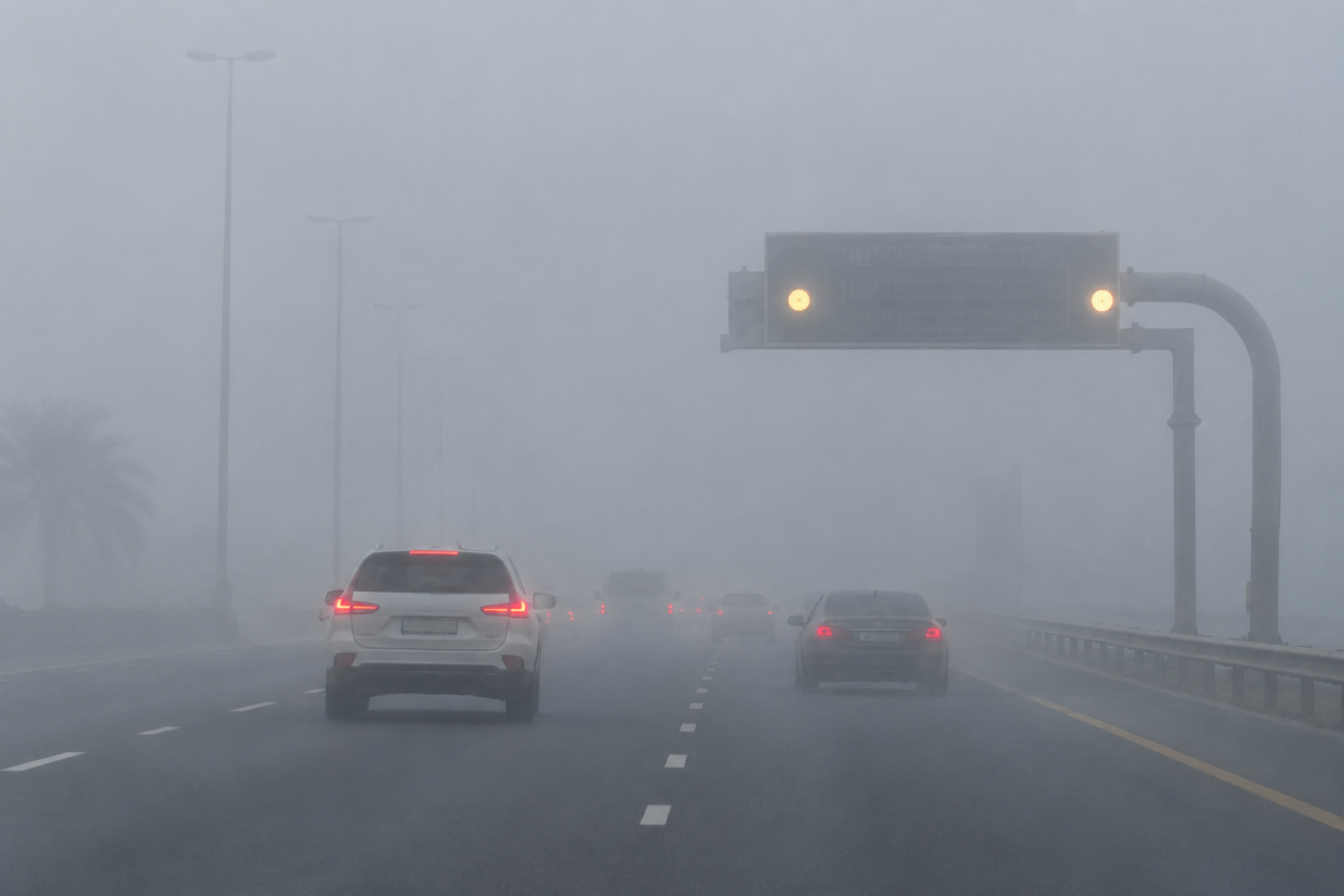 Abu Dhabi Fog: Police Reduce Speed Limit to 80km/h on Key Roads