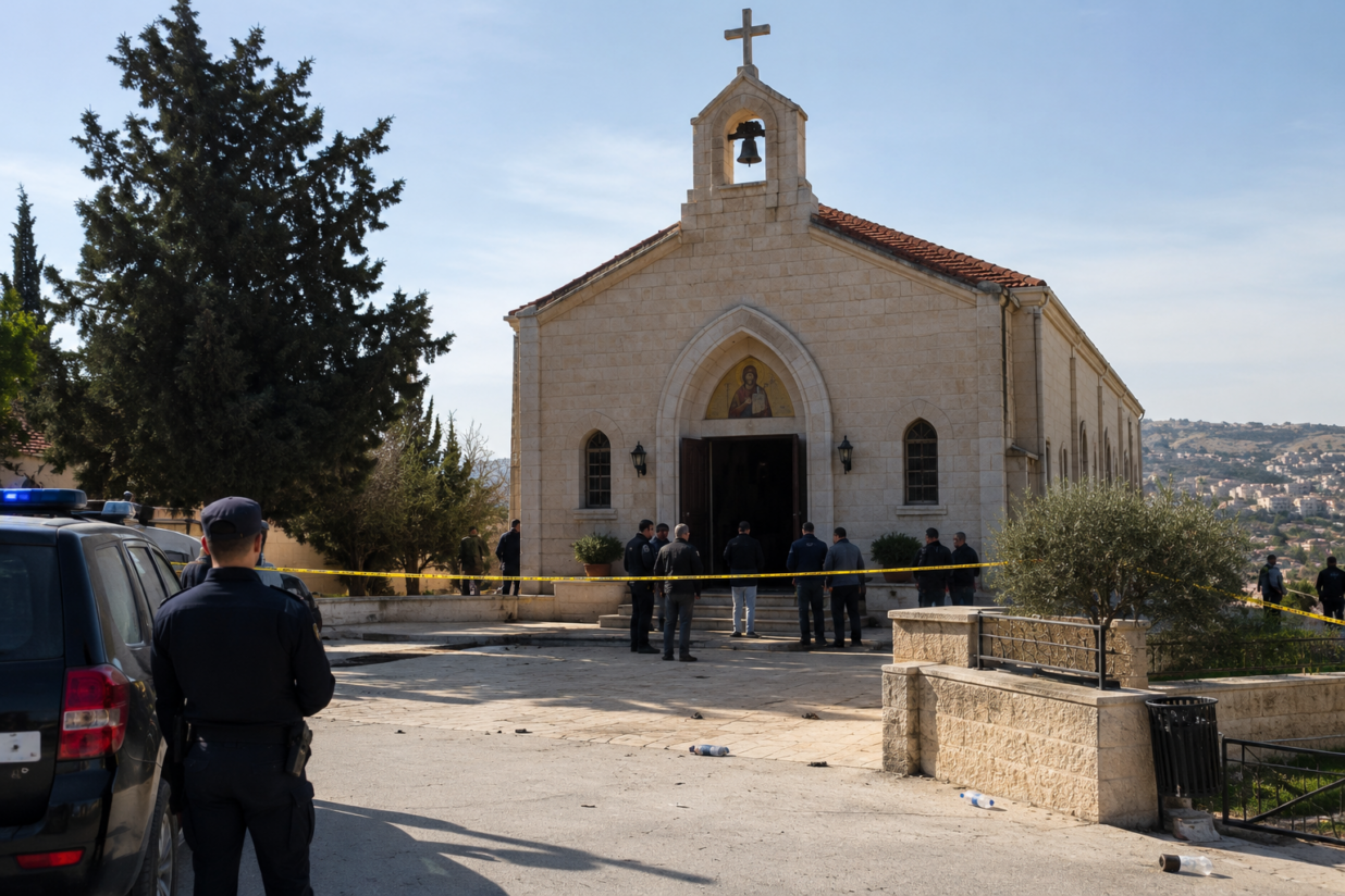 Jordan Church Shooting: 7 Killed, 40 Injured at Funeral in Karak