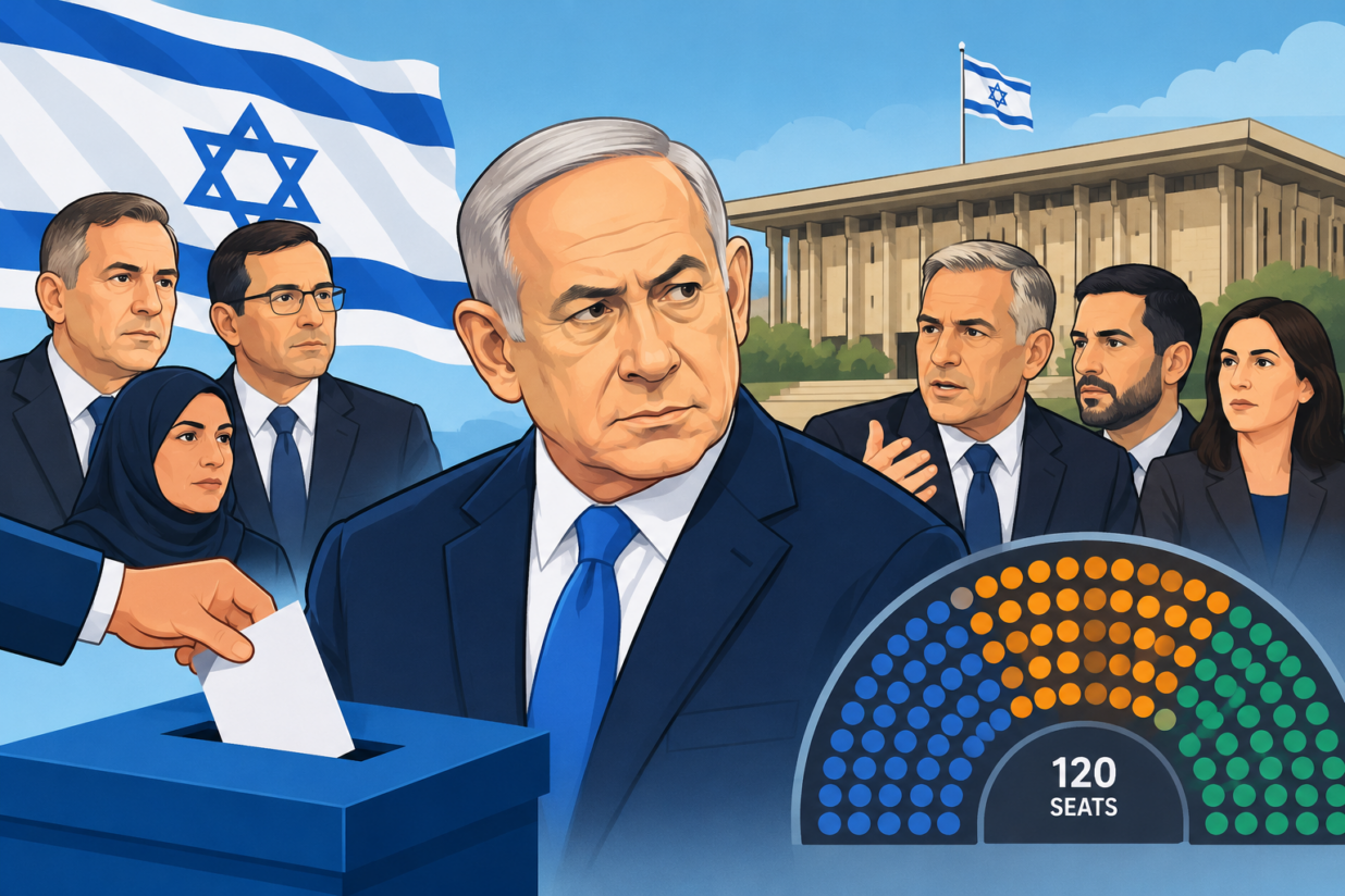 Israel Election Results: Netanyahu Faces Coalition Challenge as Rivals Weigh Arab Alliance