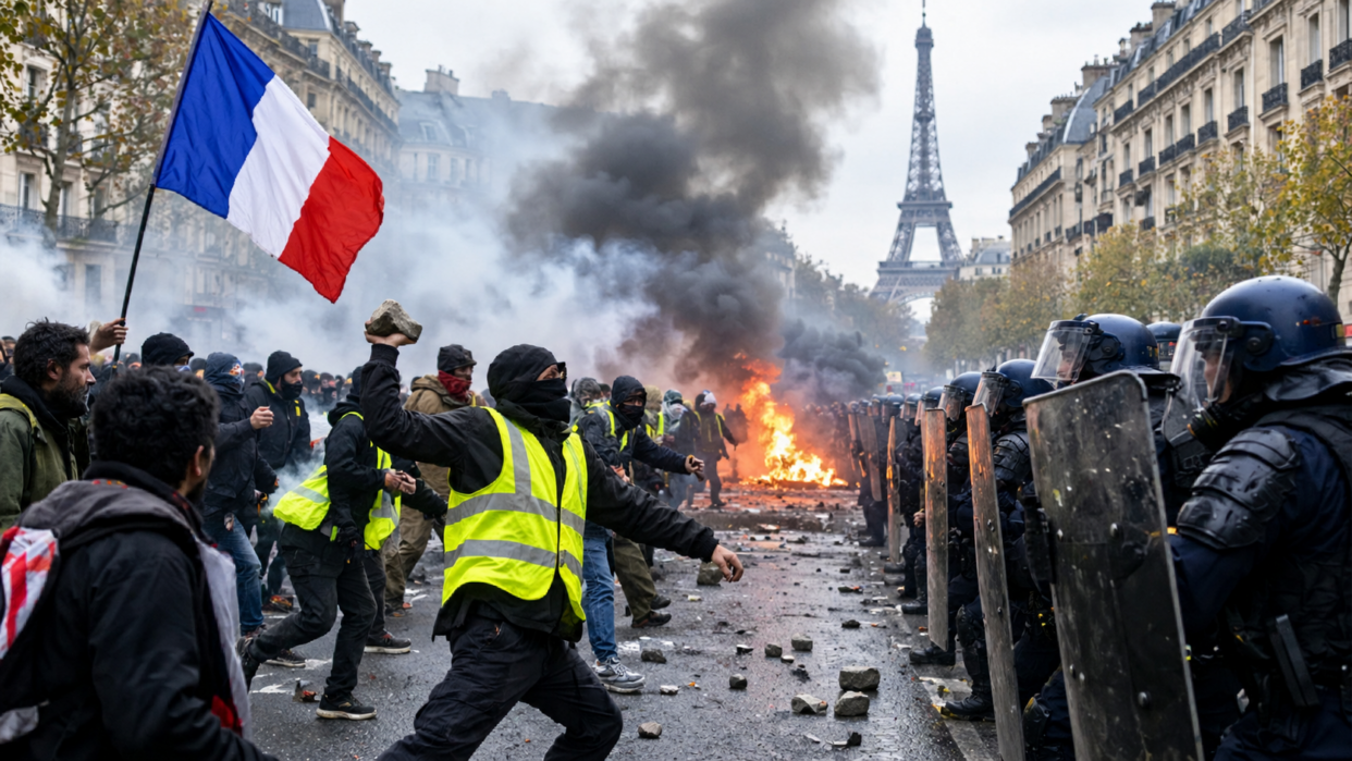 France Protests Escalate as Arrests Exceed 1,200