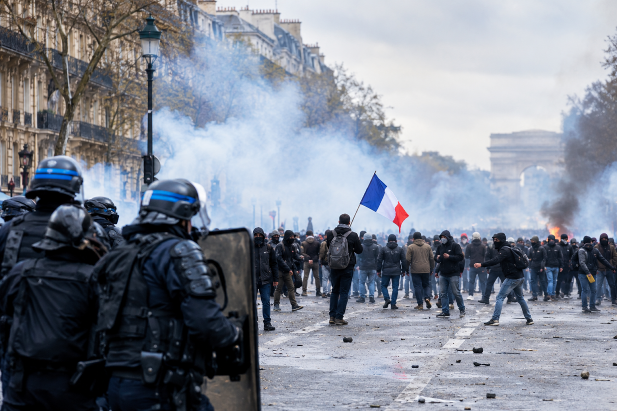 France Protests Turn Violent as Arrests Near 1,000 Nationwide