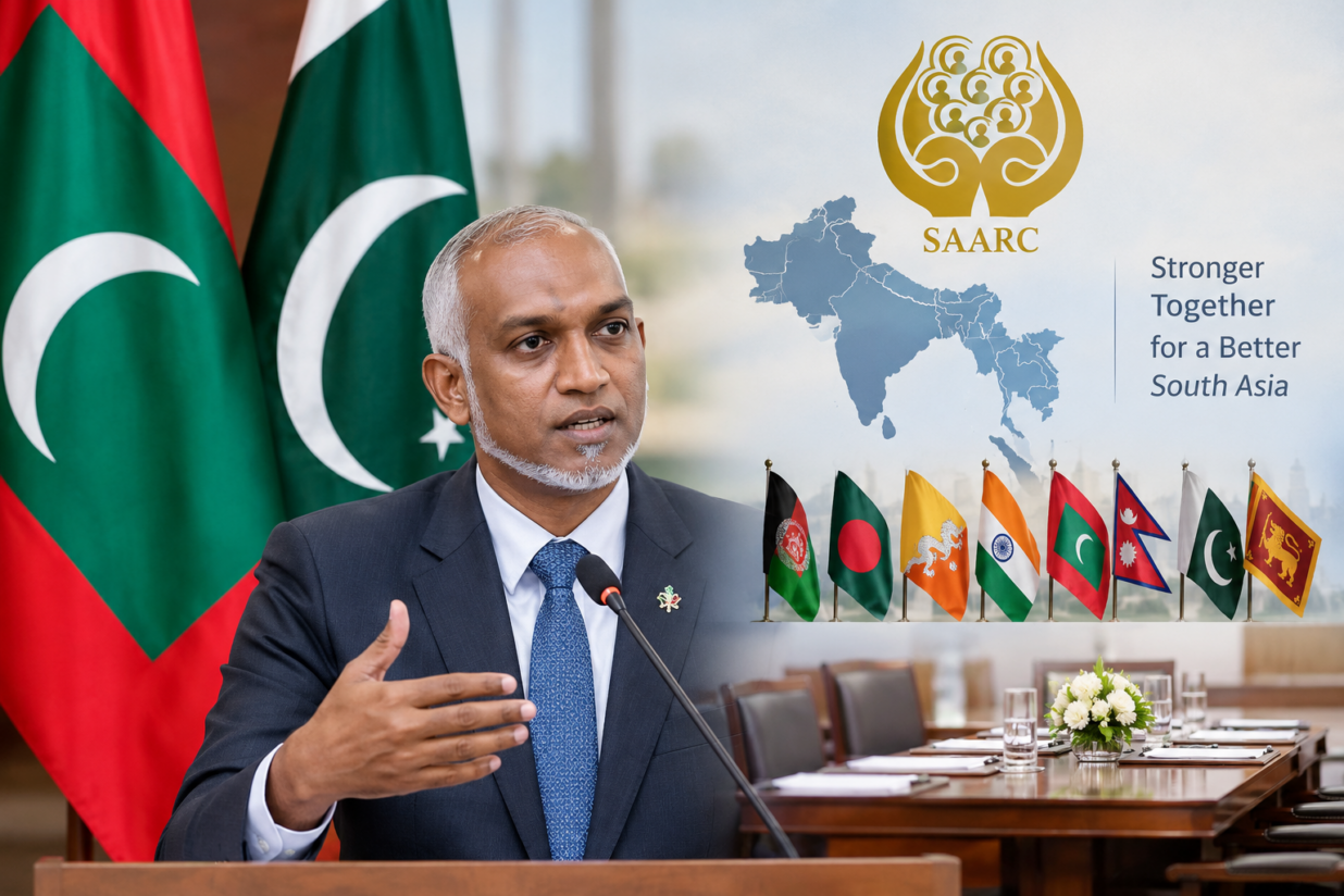 Mohamed Muizzu Calls for Early SAARC Summit During Pakistan Visit