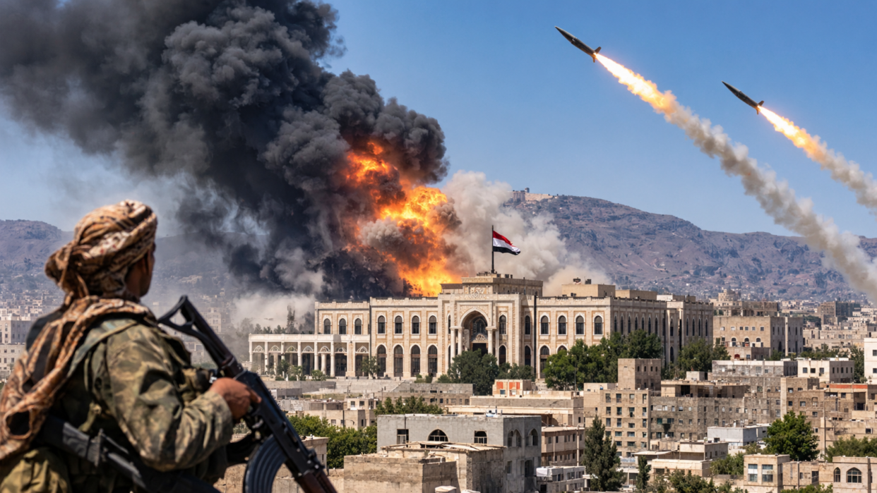 Houthis Strike Aden Palace as Saudi Arabia Reports Missile Attacks